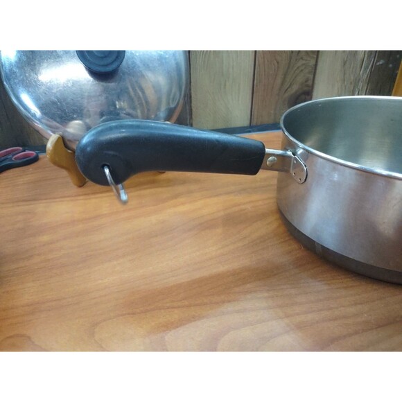 Vintage Revere Ware Sauce Pan Pot 2 QT Copper Bottom USA W/Lid - Picture 5 of 7